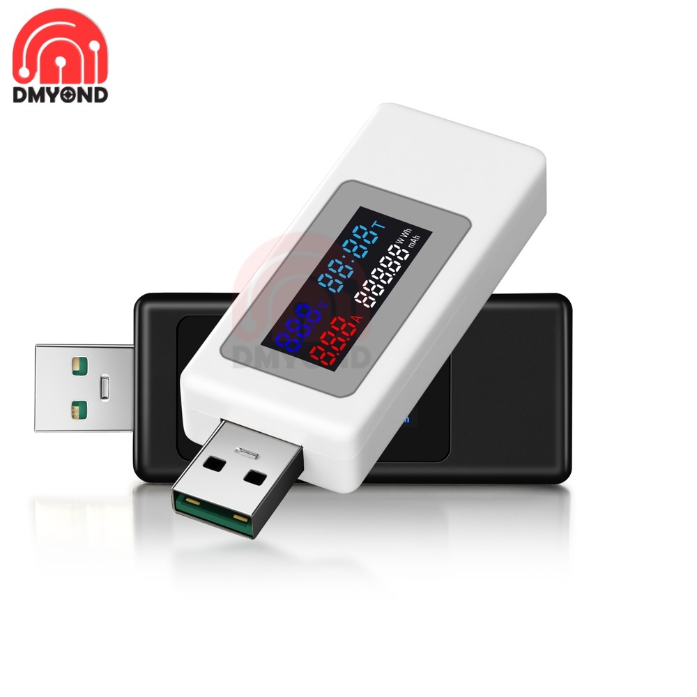 JUAL  USB Tester Digital Current Voltage Meter Capacity Power Charger Detector Voltmeter Ammeter for
