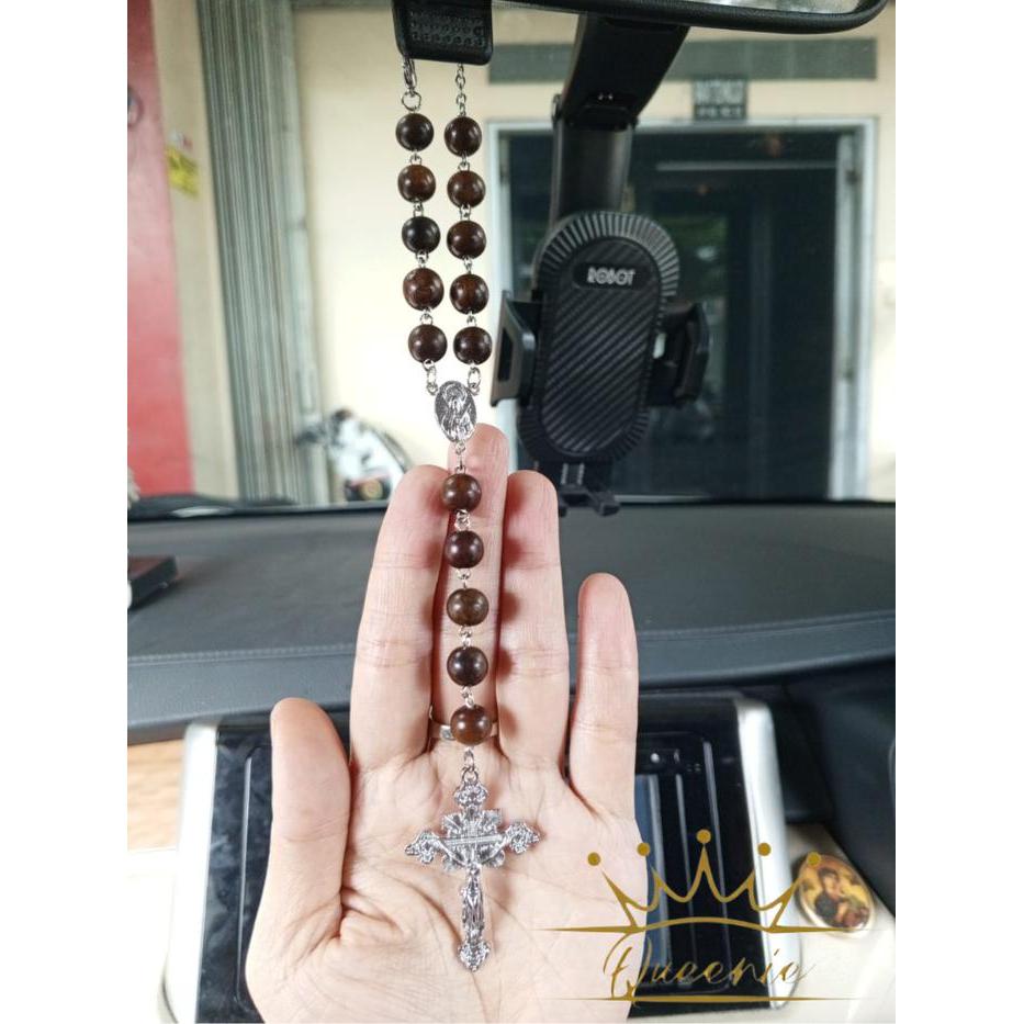 Gantungan Rosario Aksesories Mobil Gantungan Spion Mobil Kayu Gaharu