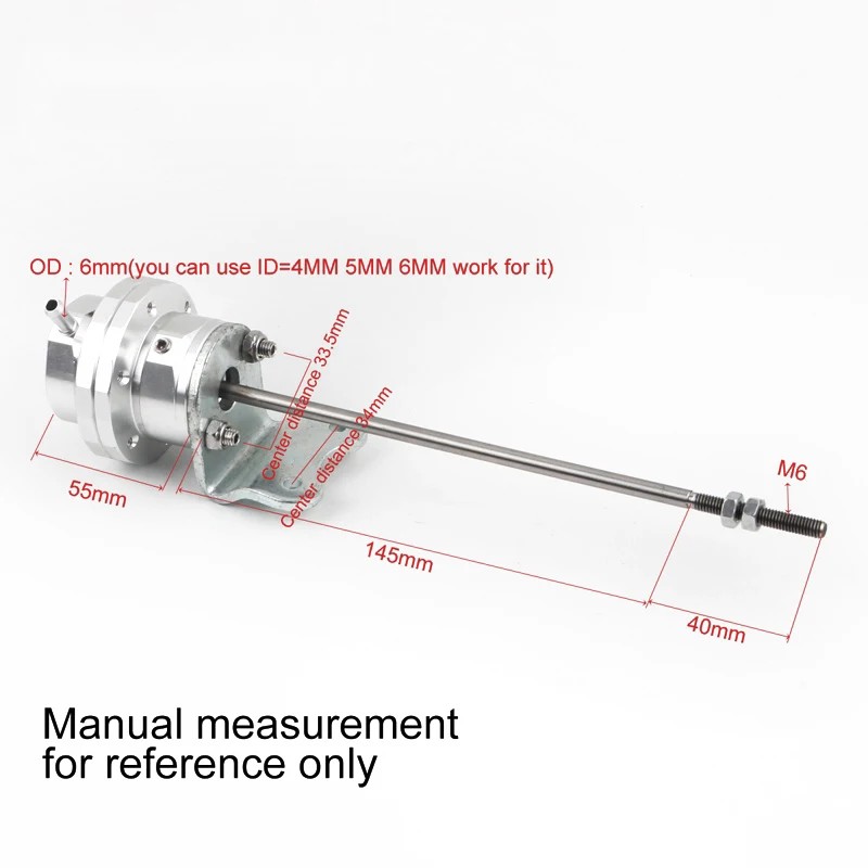 Auto Billet Aluminum Turbo Actuator For Audi Vw Golf Mk5 K04 Turbo Wastegate Actuator Performance