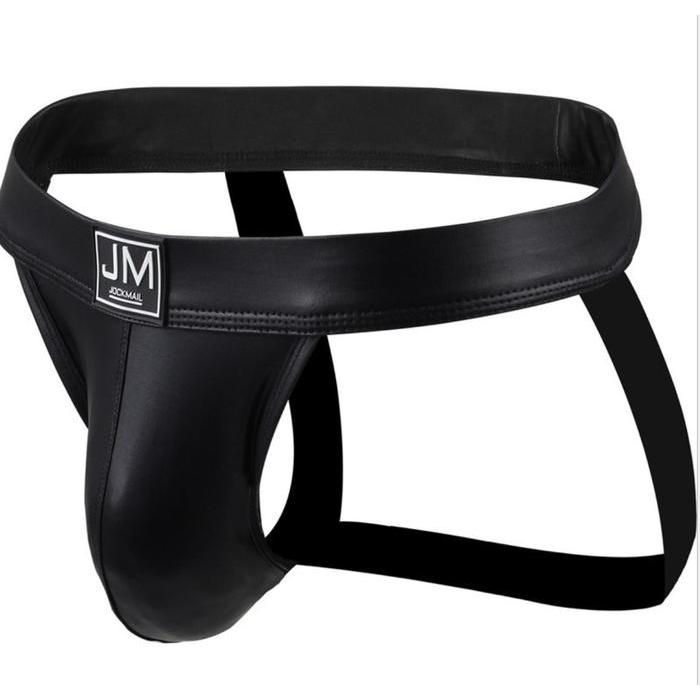 Jockstrap Semi - Leather Like (Faux Leather) - JOCKMAIL - Celana Dalam