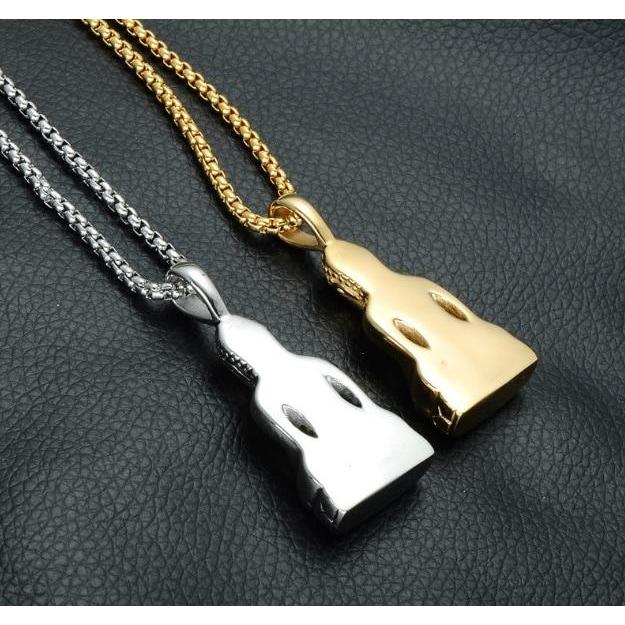 Kalung Liontin Stainless Buddha & Guan Yin (Classic Style)(St25)