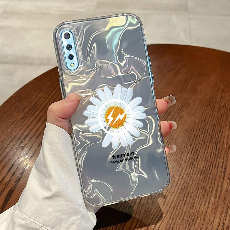 Casing Hp Untuk VIVO S1 VIVO S1 Pro Case Casing pola Daisy Cesing HP Silikon Softcase transparan Kas