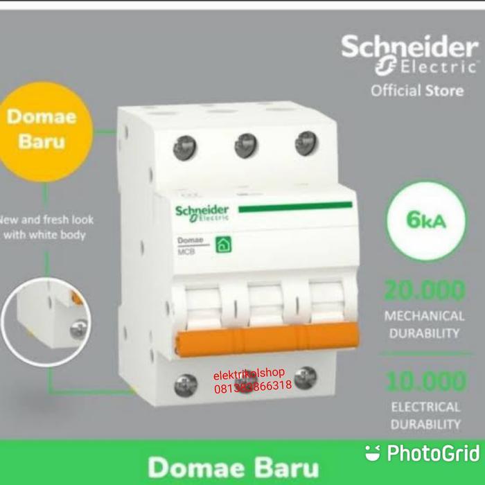 Ready Mcb 3Phase 16A Schneider Domae