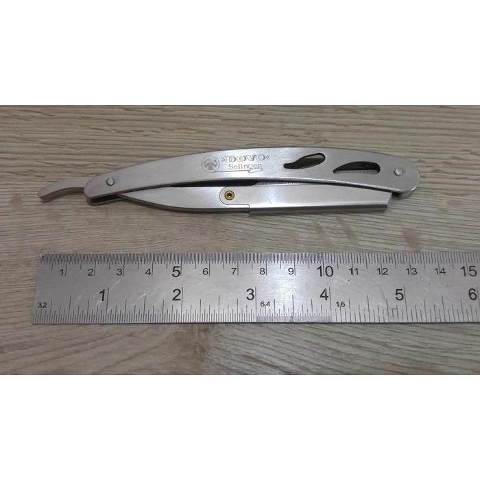 jb87- Razor Pisau Cukur Lipat Silet Isi Ulang Stainless Dovo Solingen
