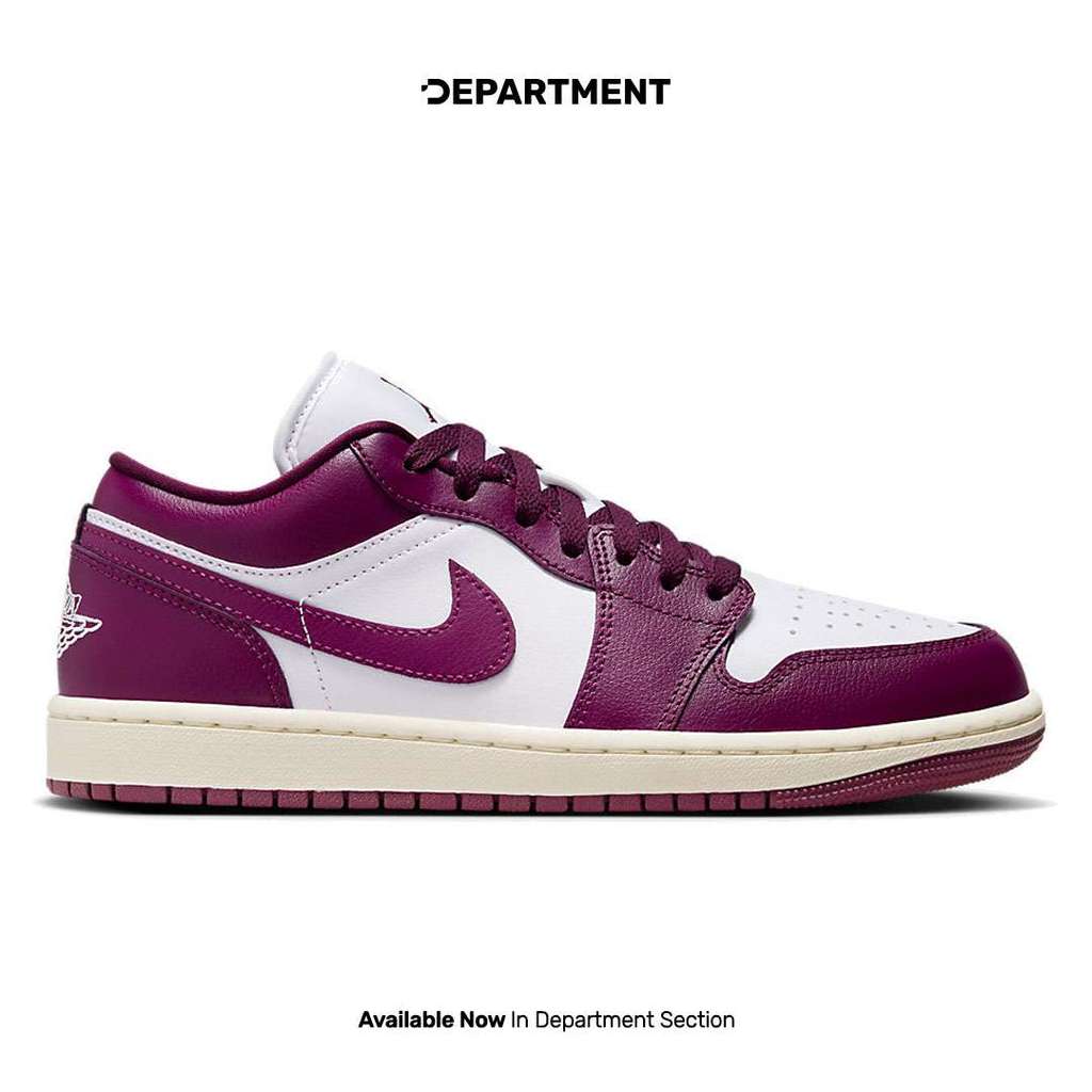 NIKE Sepatu Sneakers Wanita AIR JORDAN 1 LOW 'BORDEAUX' DC0774161 ORIGINAL