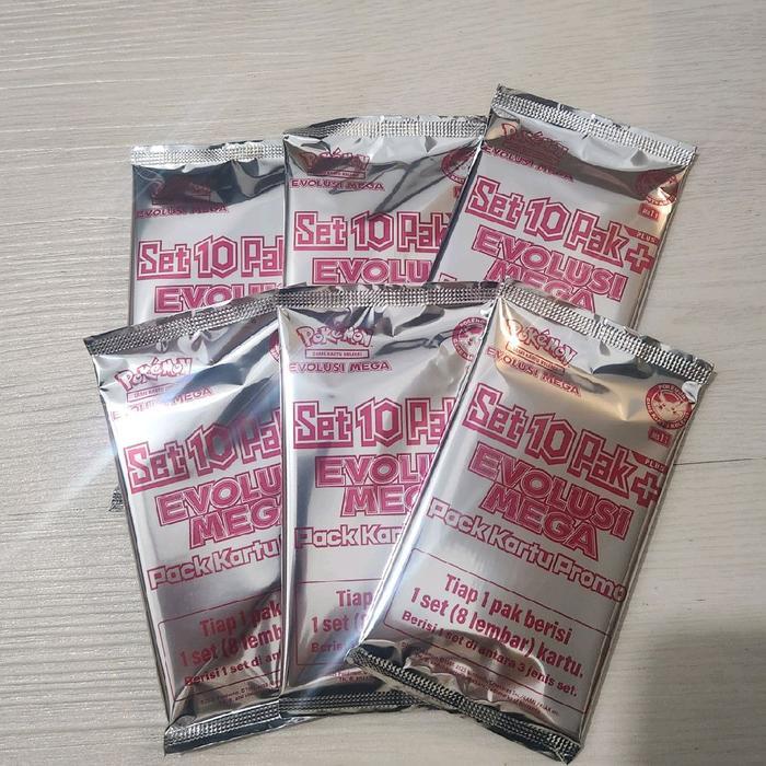 Kartu Pokemon Evolusi Mega - Kartu Pack Promo Mega Evolusi