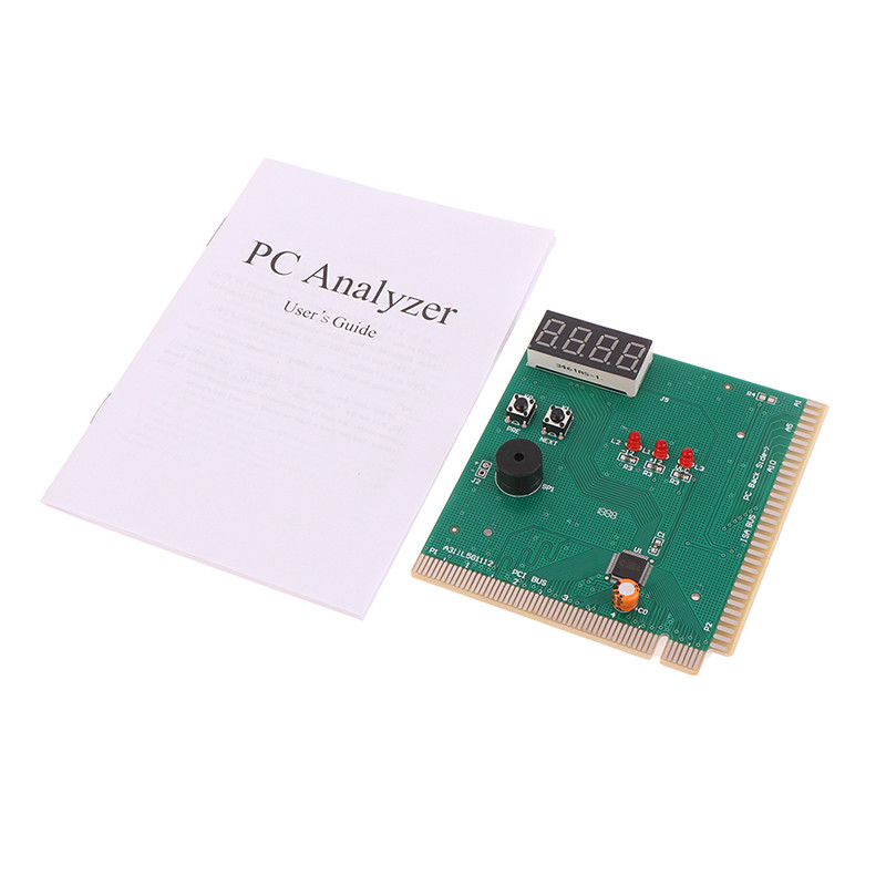 1pc 4 Digit LCD Display PC Analyzer Diagnostic Post Card Motherboard Tester with LED Indicator for I