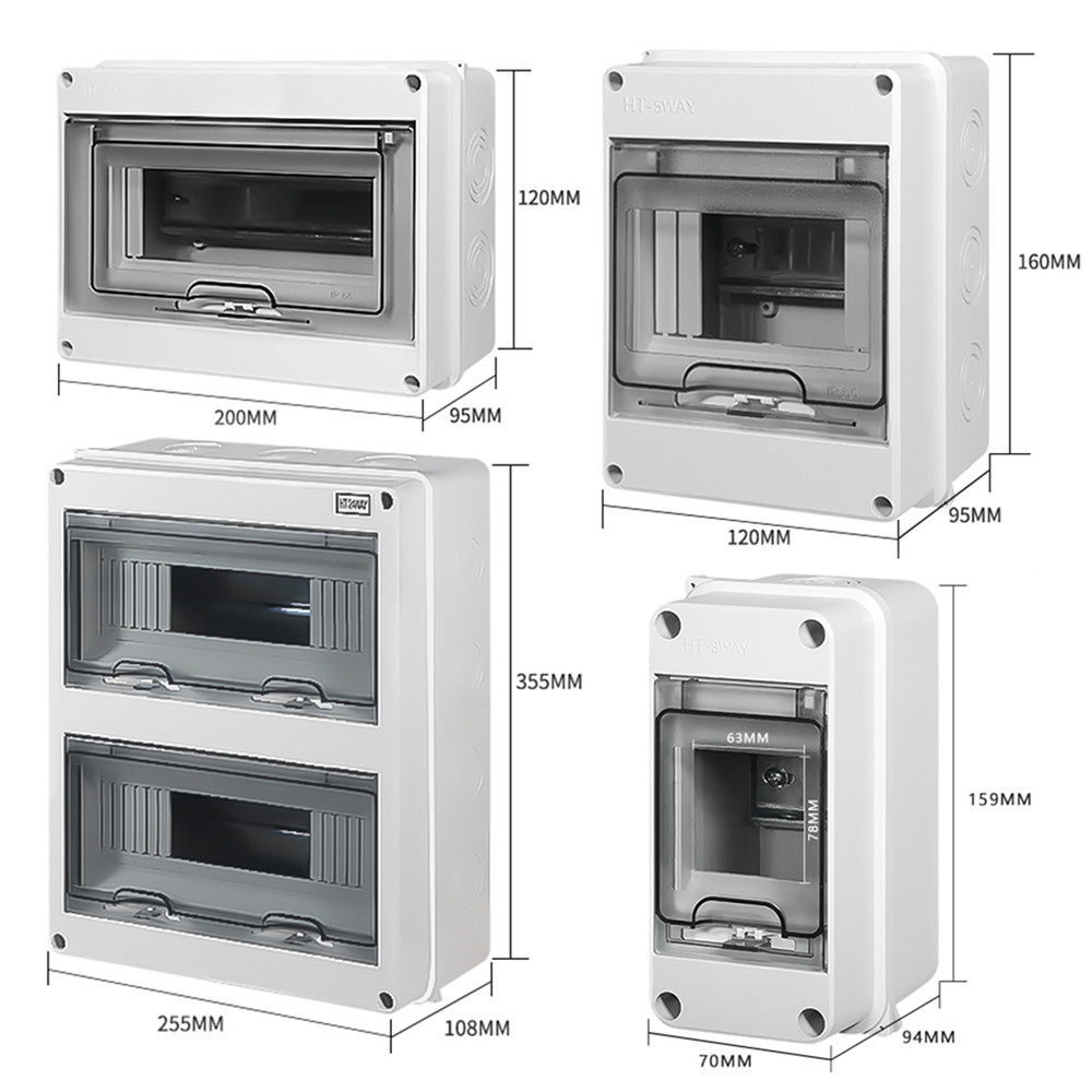 Ht-2 Ht-3 Ht-5 Ht-8 Outdoor Waterproof Electrical Distribution Box Circuit Breaker Ip65 Waterproof