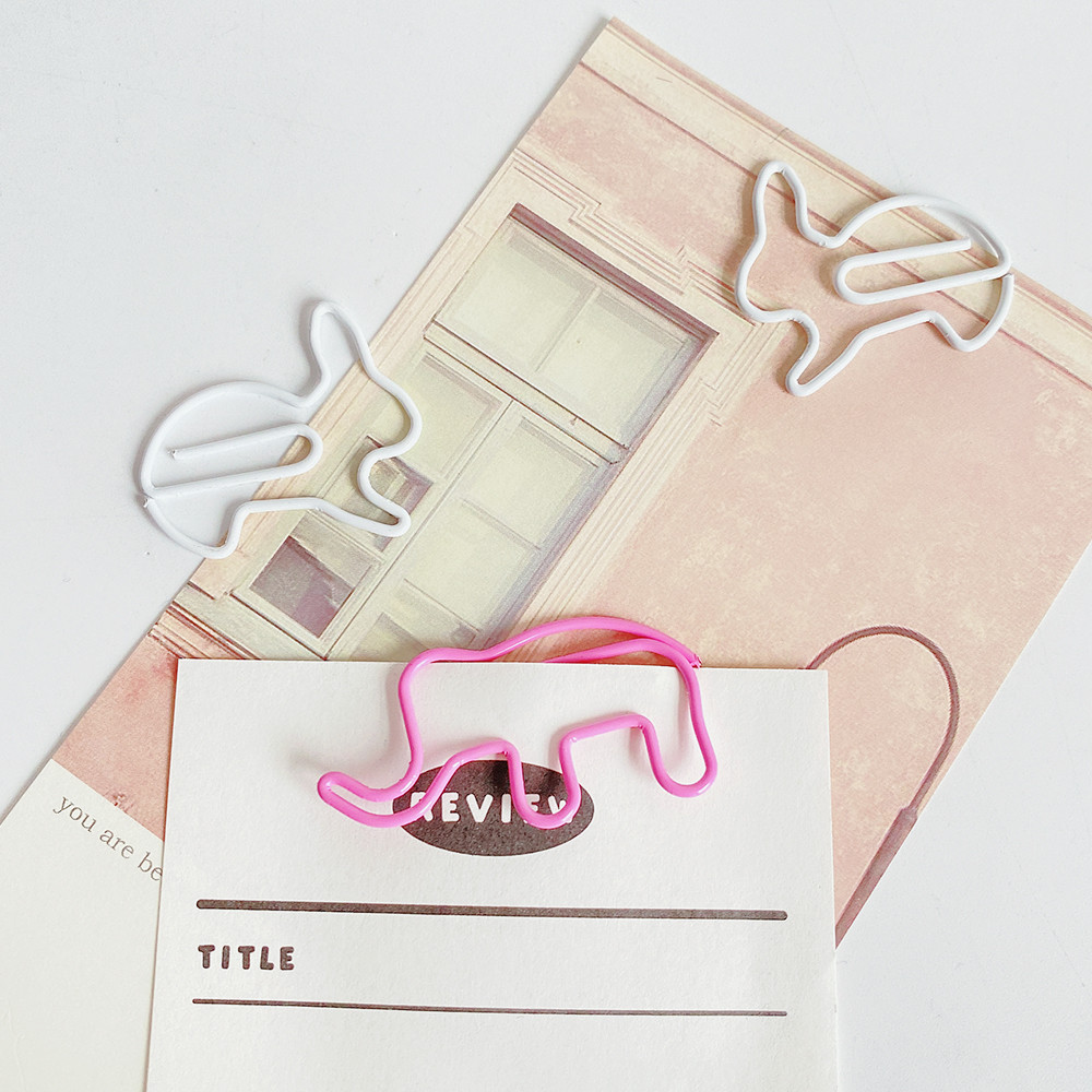 30 pcs/lot Kawaii Clips Bookmark Stationery Scrapbook School binder clip supplies Office accessories