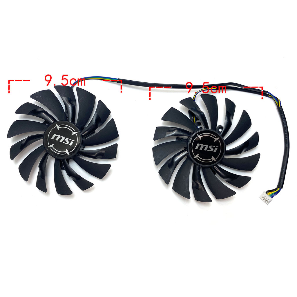 New For MSI GeForce GTX1060 1070 1070ti 1080  1080ti 6/8GB ARMOR OC Graphics Card Replacement Fan PL