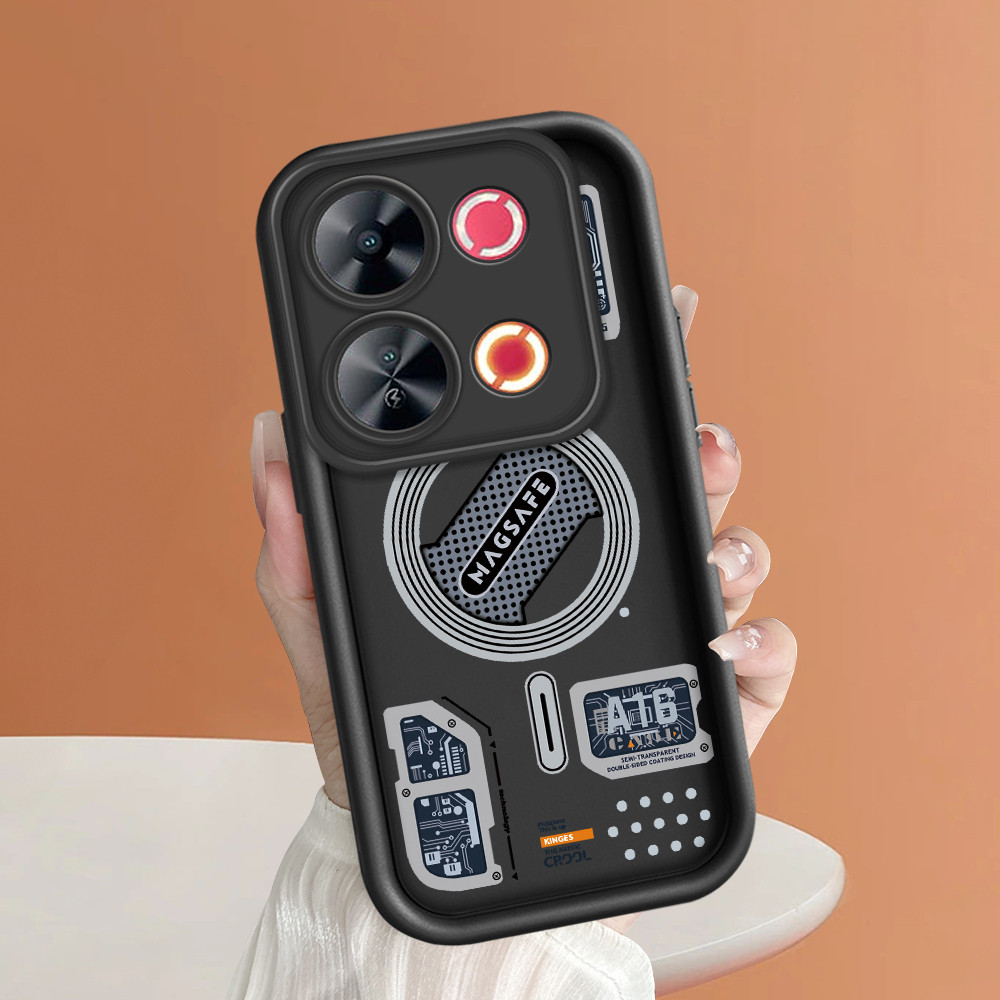 Softcase Phone Soft Case For Itel P65 Fashion Pria Minimalis Cool Motif Casing Ponsel Untuk Kesing H