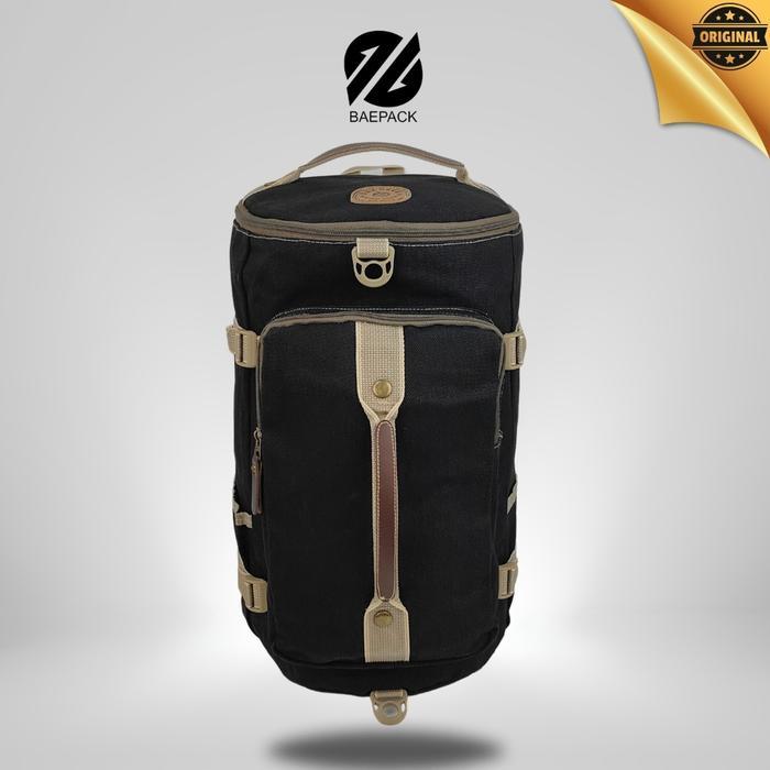 Baepack Tas Duffle Bag Traveling Tactical ala TNI BRIMOB Pria Kanvas Besar Seri Jaguar Original