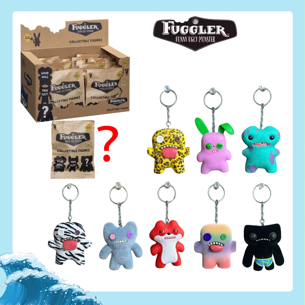 Fuggler Orignal Blind Box Keychain Pendant Model Doll Funny Ugly Monster Figure Statue 6-8.5Cm