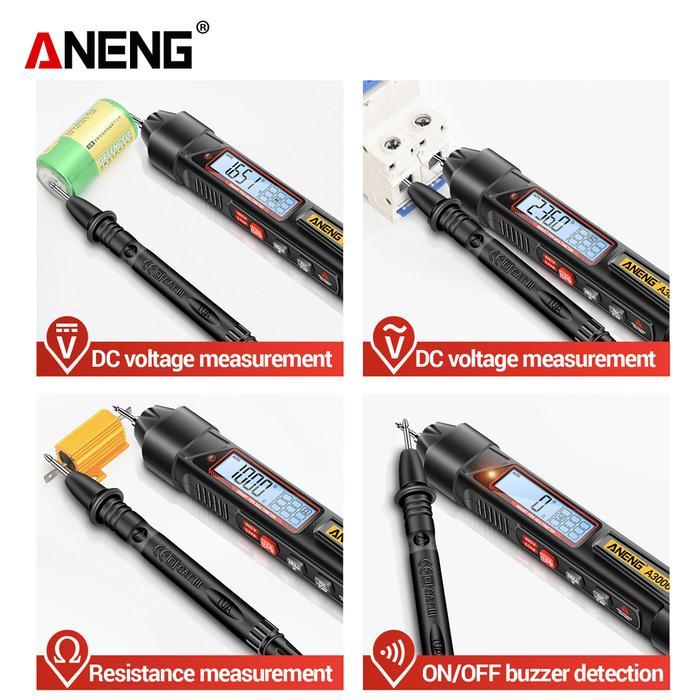 b881- Aneng A3006 Pen Type Digital Multimeter 4000 Count Tester Zero Fire