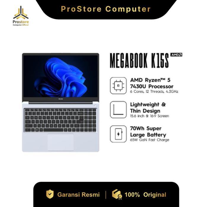 1ihq- Laptop Tecno Megabook K15S K16S Ryzen 5 7430U 16Gb 8Gb 512Gb Ssd W11+Ohs 16.0Wuxga Ips