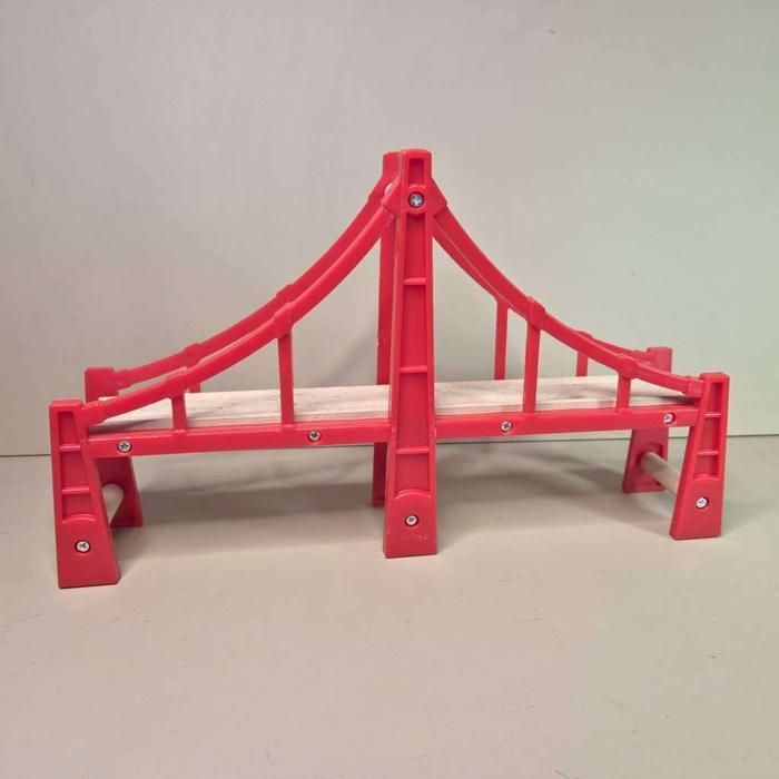 JEMBATAN PANJANG TRACK KERETA REL KAYU PLASTIK ABS AKSESORIS MAINAN KERETA API ANAK