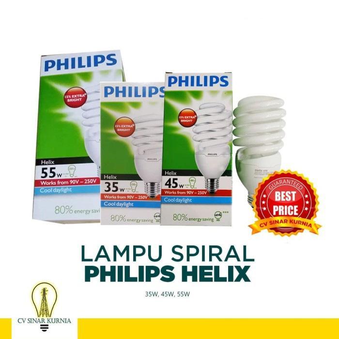 luxp- Lampu Spiral Philips Helix 35Watt, 45W, 55 Watt