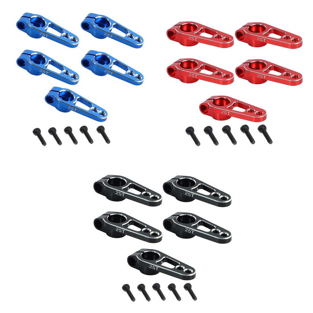 5PCS Aluminum Alloy 31Mm 25T Steering Servo Arm Horn For Futaba Sakura D4 1/10 RC Drift Car Crawler 