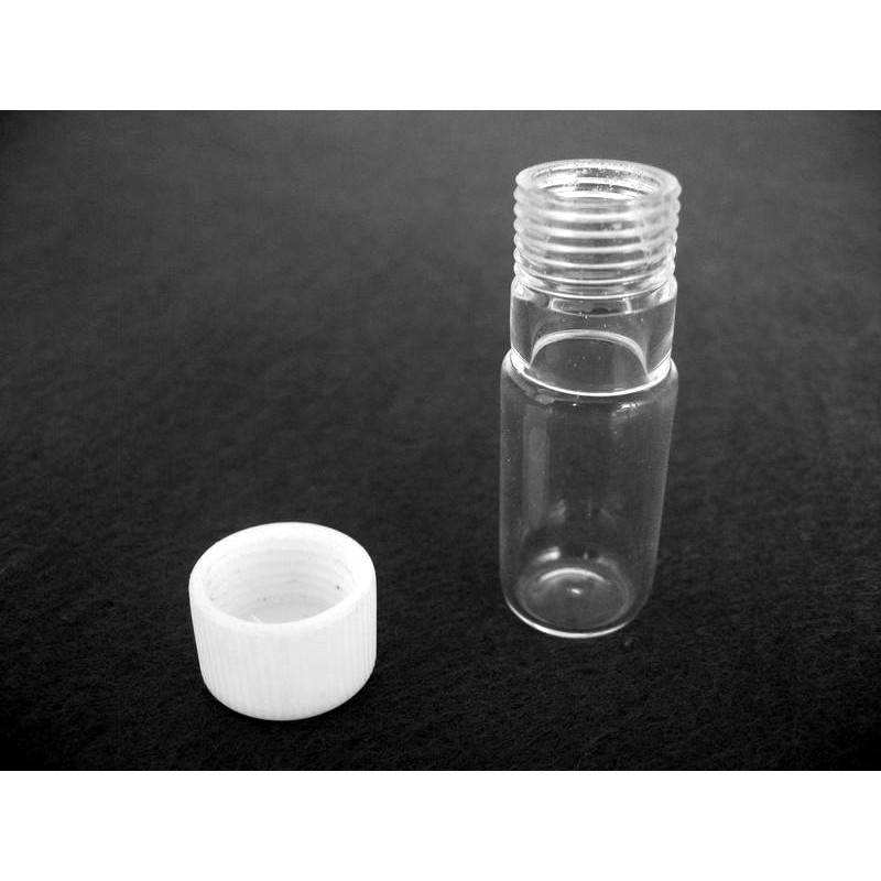 OD16 flat bottom clear quartz test tube with screw stopper
