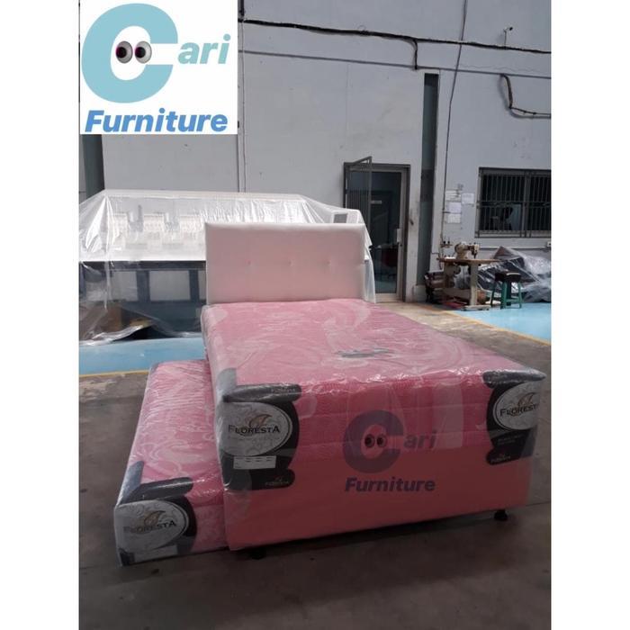 Floresta Springbed 2In1 Spring Latex Uk.120X200 Fullset #Carifurniture