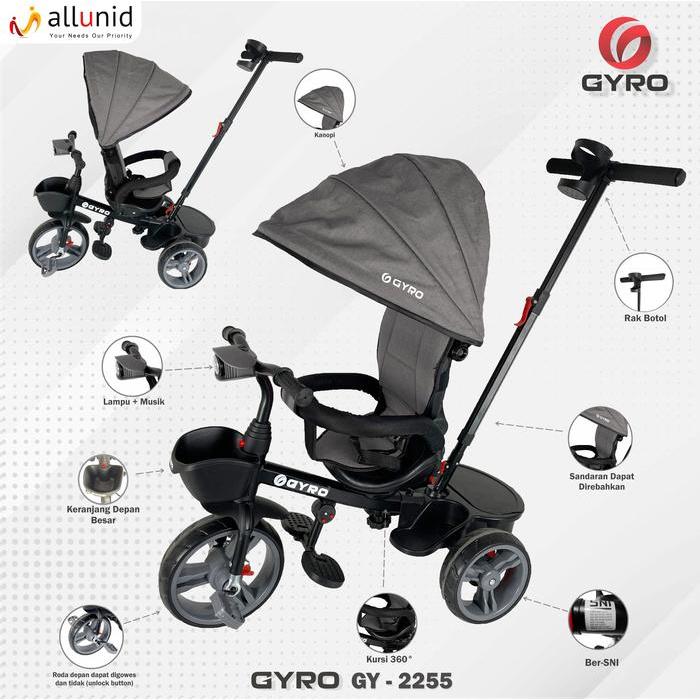 Sepeda Stroler Anak GYRO 2255