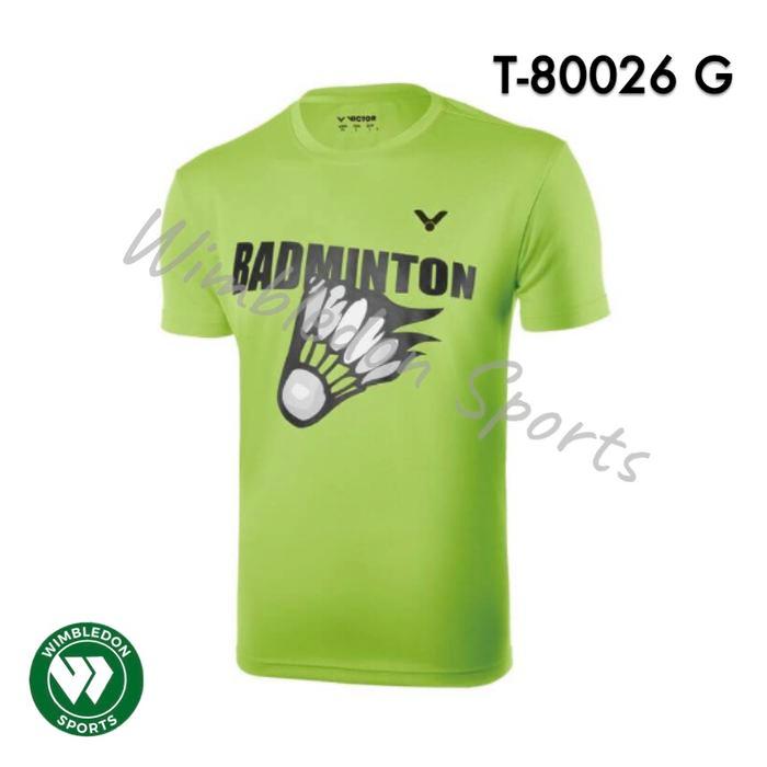 Terlaris Kaos Badminton Victor T-80026 / Kaos Victor T80026 Original Victor