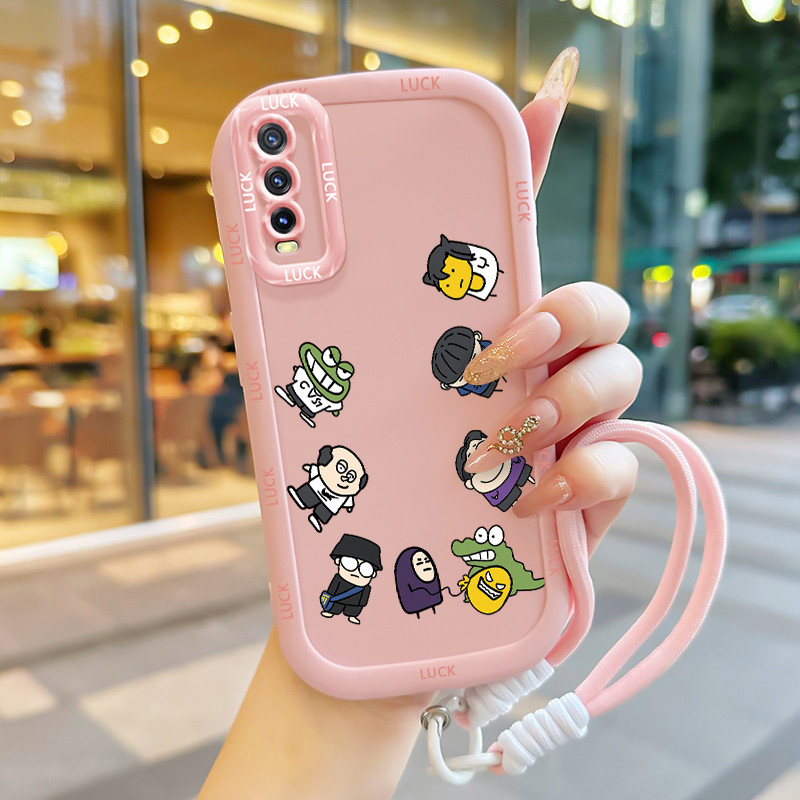 Casing Hp untuk VIVO Y20 Y20i Y20s Y20A Y20G Y12A Y12S Y11s Case Casing Karakter kartun pola Kesing 