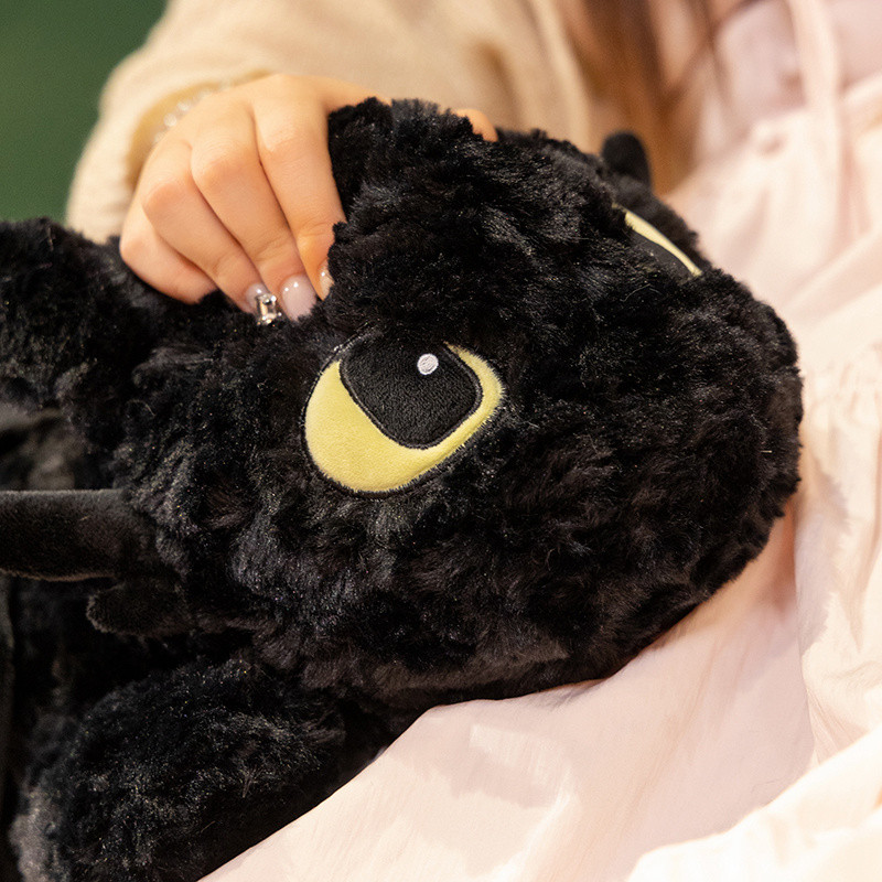55-70cm Toothless Dragon Plush Toy Kawaii Cartoon Dragon Anime Soft Stuffed Doll Home Decor Sleeping