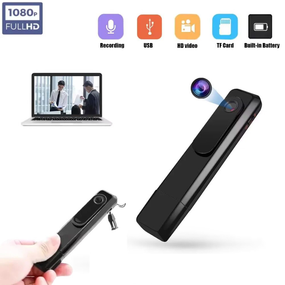 Portable Mini Pen Camera Body Camera 1080P FHD Video Voice Recorder Portable Recording Pen Camcorder
