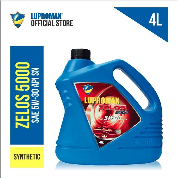 Lupromax Zelos 5000 5W-30 API (4L) Oli Mesin Mobil