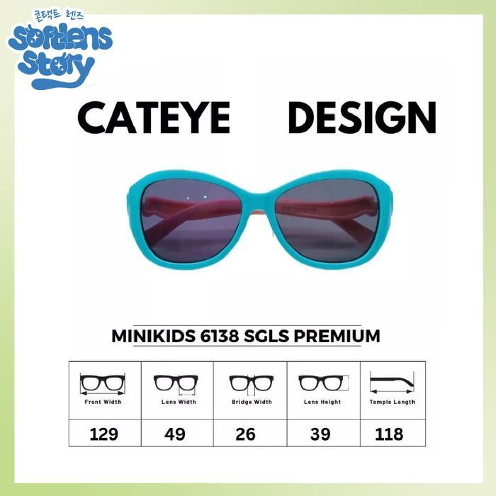 ASLI Softlens Story Kacamata Hitam Anak Minikids 6138 - Anti UV 400 Fashion READY STOCK