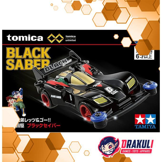 Toys Tomica Premium Unlimited Tamiya Mini 4WD - Black Saber
