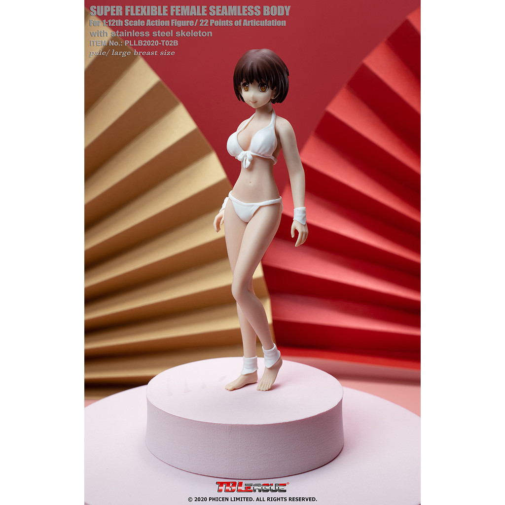 Phicen 1/12 TM01 T02A T03B T04A T05B Female/male Action Figure Seamless Body With Head Sculpt Pale S