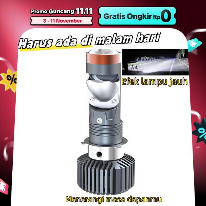 MT-STAR - MT06 H6 H4 S2 UNIVERSAL BILED PROJECTOR LAMPU UTAMA DEPAN MOTOR