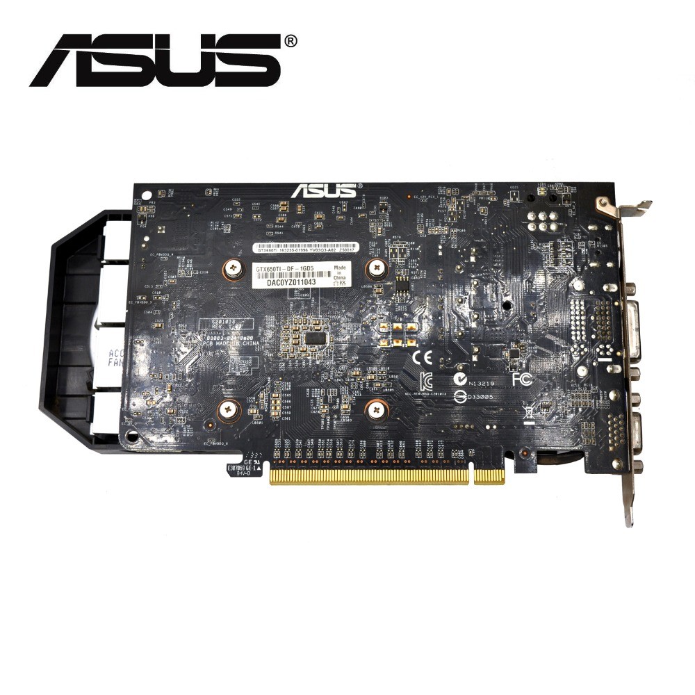 ,original ASUS GTX650TI GPU graphics card  1GB GDDR5 128BIT VGA Card  gaming Stronger than GT630