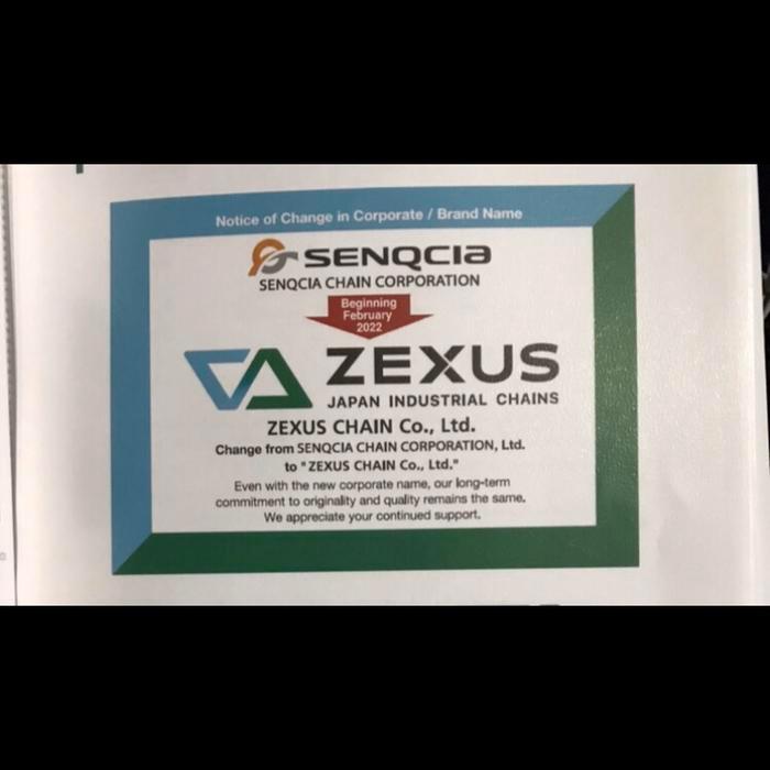 Grosir Roller Chain Rs 120 - 1 Zexus Senqcia Hitachi ( Rantai Single Jepang ) Terlaris