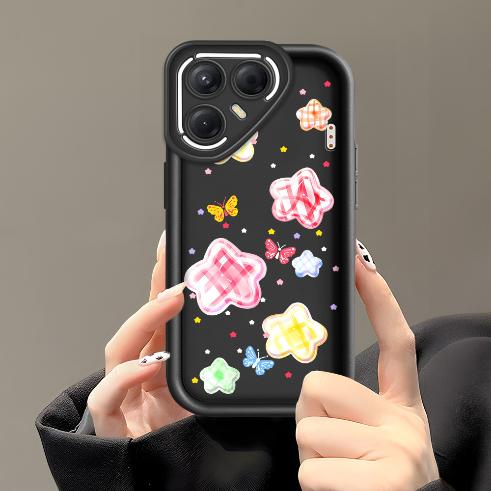 Casing Hp Untuk Tecno Pova 7 5G Case Kesing Protect Phone TY DLJ C8-4822 bunga-bunga