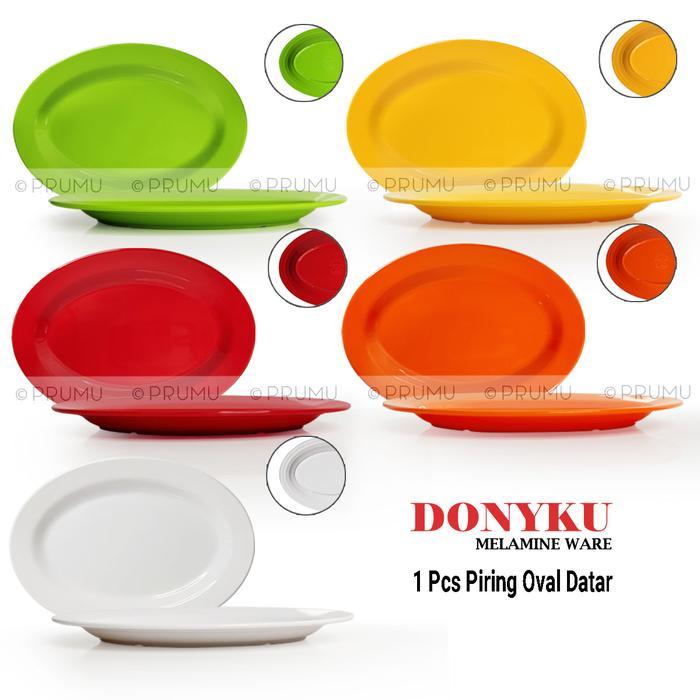 Piring Oval Melamin 12 Inch - Piring Saji Besar Original