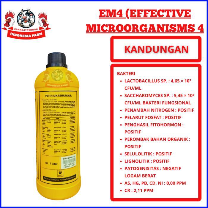 Mrono_Mrene Em4 Pertanian 1 L - Em4 Kuning - Em4 Pupuk Organik - Em4 Pengurai Kompos - Em4 Tanah -