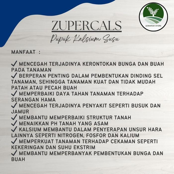 Mantabetul Obat Kuning Daun Cabai Terampuh - Zupercals 1 Kg Pupuk Untuk Mengatasi Virus Gemini Pada
