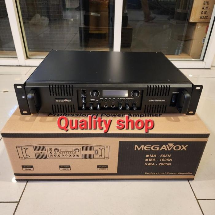 PROFESSIONAL POWER AMPLIFIER MEGAVOX MA - 2005N 4000 WATT USB MP3 BLUETOOTH