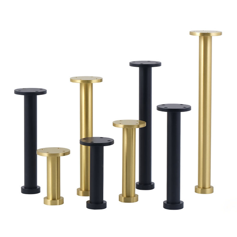 Adjustable Brass Furniture Leg For Cabinet Wardrobe Bed Dresser TV