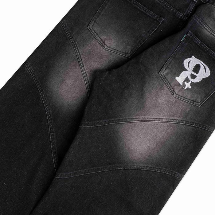 hez3- Pluviophile - Celana Baggy Jeans Wave - Madness Mind Series