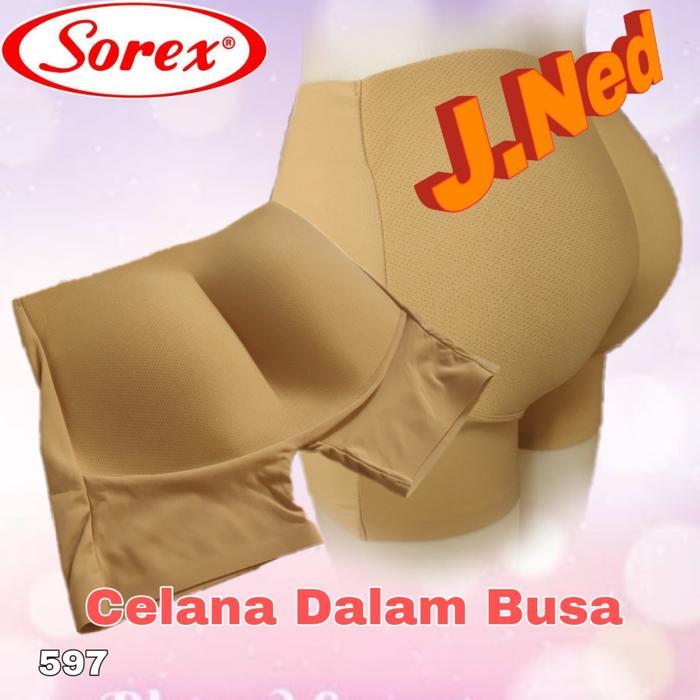 J597 SOREX CELANA DALAM BUSA BOKONG, PANTAT PALSU WANITA