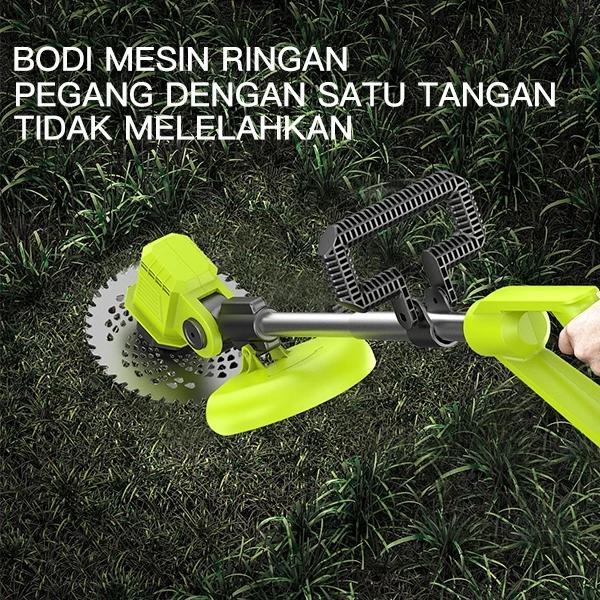 CODZPER Mesin Potong Rumput Baterai Alat Pemotong Rumput Elektrik Listrik Pemangkas Gunting Rumput