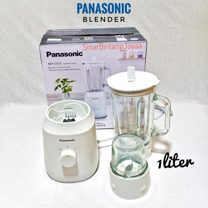 Panasonic Blender 1 Liter Kaca Mxe310 Blender 1 Liter Panasonic Kaca