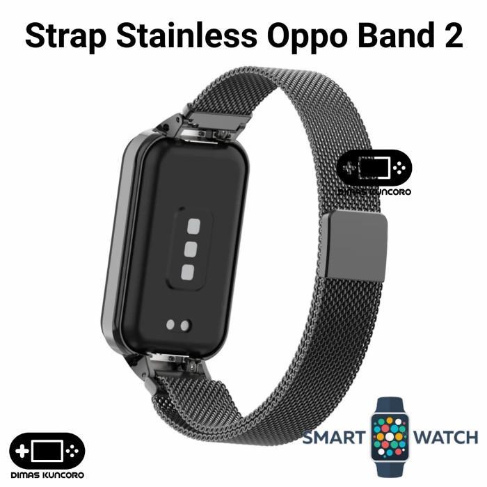 STRAP STAINLESS OPPO BAND 2 TALI JAM TANGAN STEEL OPPO SMARTWATCH BAND 2
