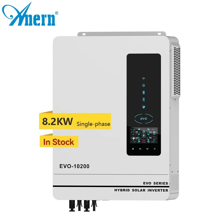 Anern 4200W 10200W 24V Hybrid Inverter MPPT Pure Sine Wave Solar Inverter 220V Hybrid Solar Inverter