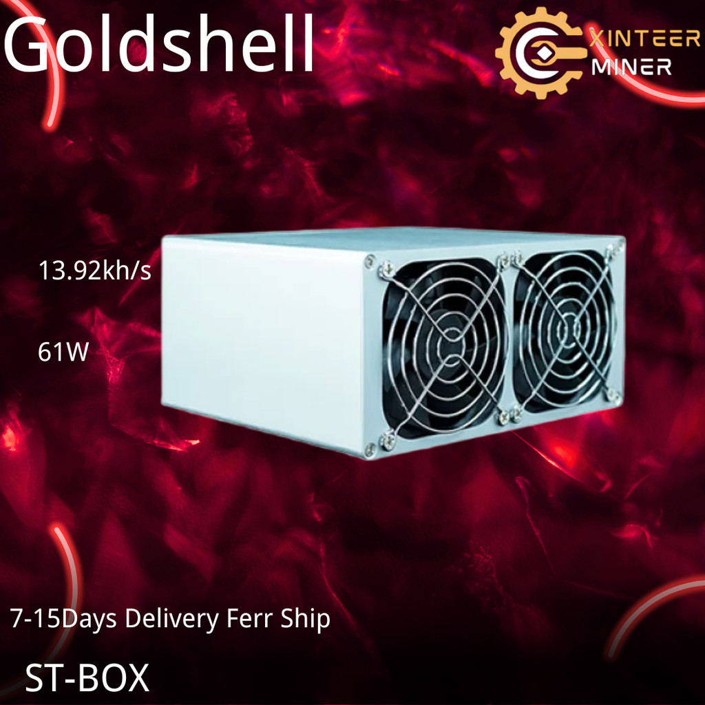 New Goldshell ST-BOX 13.92kh/s 61w with Power Supply Asic Miner
