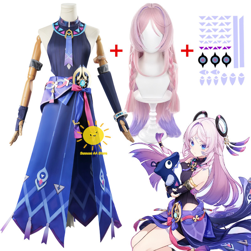 Game Citlali Cosplay Costume Genshin Impact Cosplay Full Set Suits Outfis Citlali Accessories